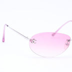 Chanel Sunglasses Rimless Eyewear CC Logo — view 8