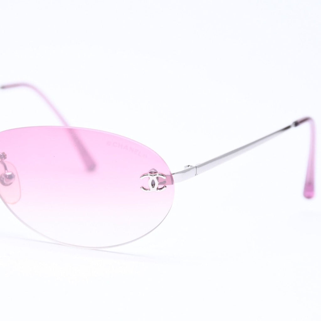Chanel Sunglasses Rimless Eyewear CC Logo — view 7