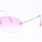 Chanel Sunglasses Rimless Eyewear CC Logo — view 7