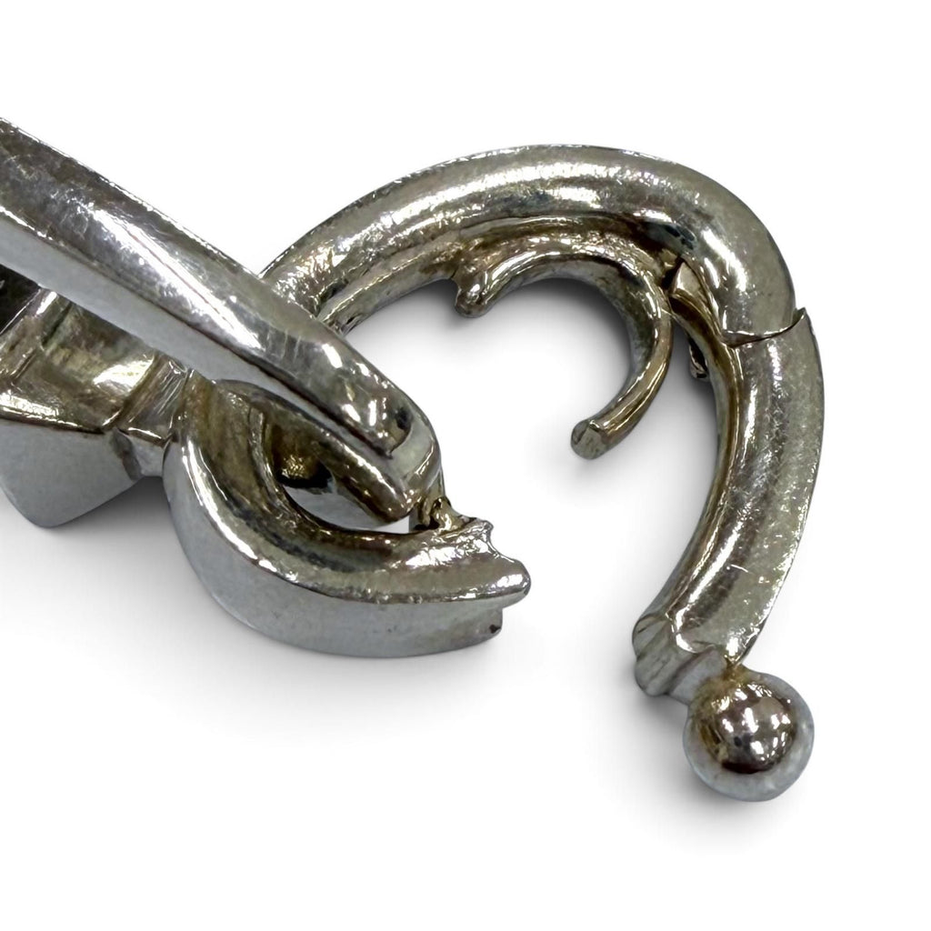 Gucci Chiodo Intertwined Chain Necklace Silver — view 7