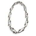 Gucci Chiodo Intertwined Chain Necklace Silver