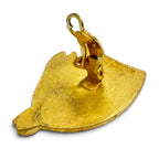 Hermes Vintage Cheval Horse Head Earrings for Gold Heavy Feeling — view 4