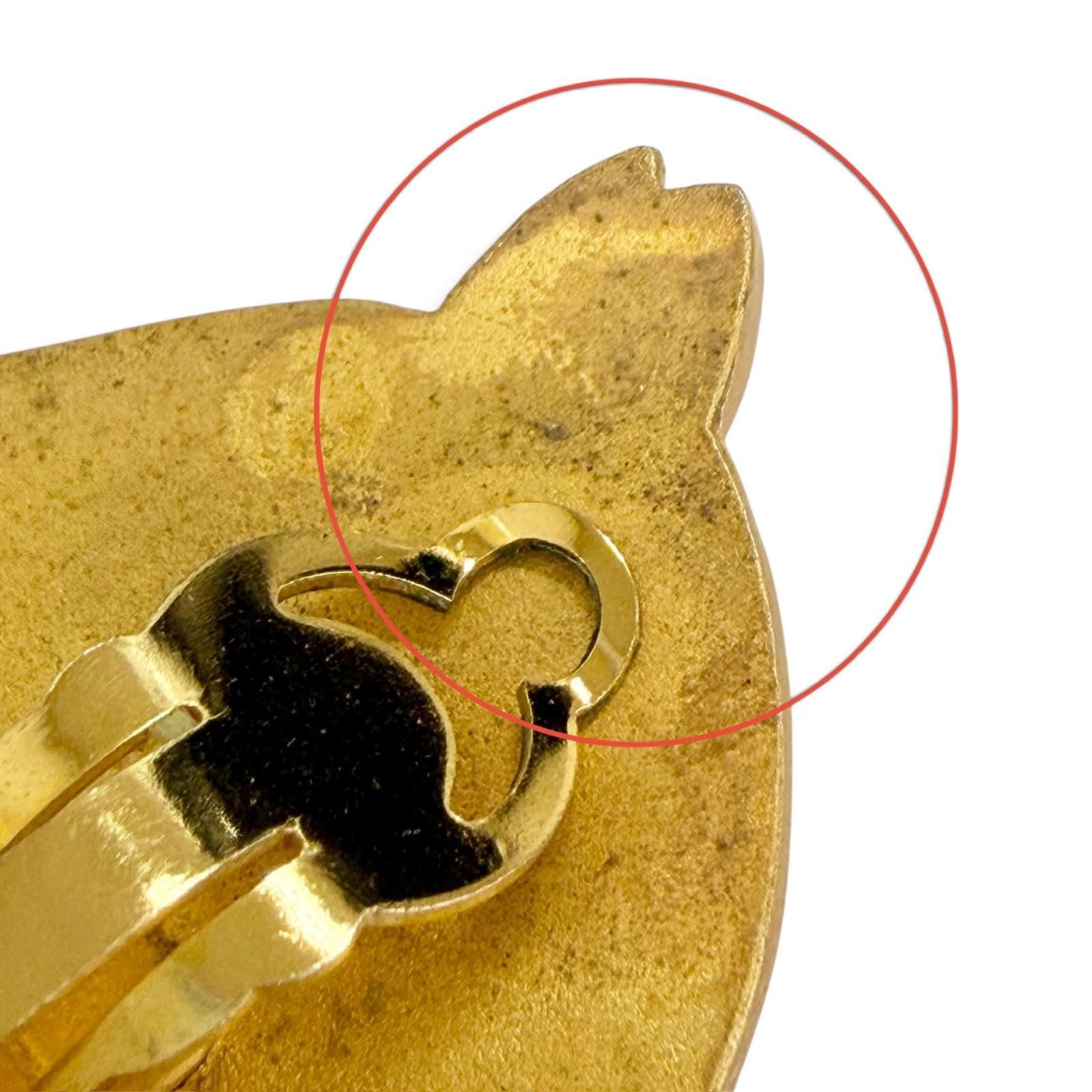 Hermes Vintage Cheval Horse Head Earrings for Gold Heavy Feeling — view 6