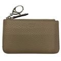Fendi Fragment Case Mini Wallet Coin Card Holder with Key Ring Roman Leather