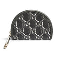 Gucci GG Shadow Air Pods Holder Case Earphones Half Moon Shape Black Silver
