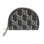Gucci GG Shadow Air Pods Holder Case Earphones Half Moon Shape Black Silver