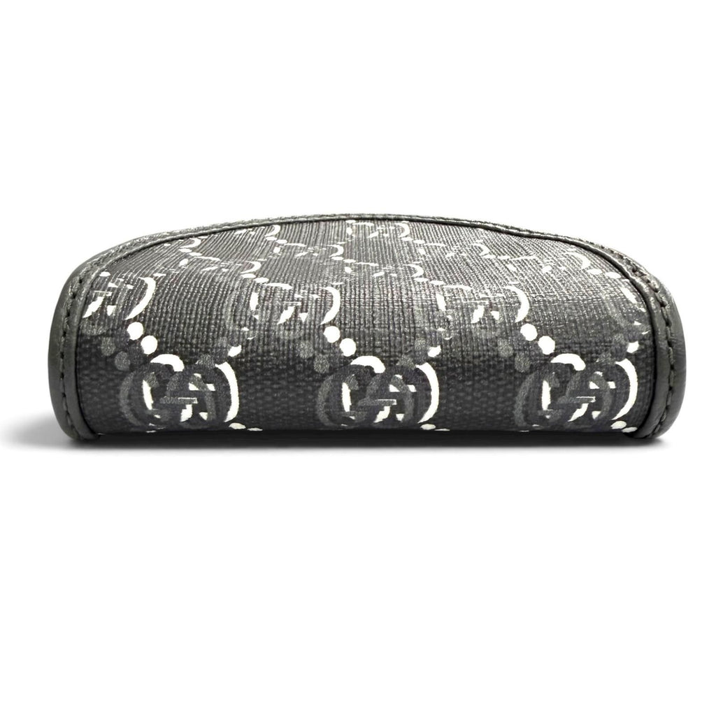 Gucci GG Shadow Air Pods Holder Case Earphones Half Moon Shape Black Silver — view 5