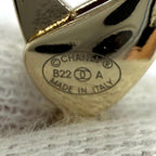 Chanel Logo Design CC Chain Bracelet Gold — view 6