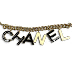 Chanel Logo Design CC Chain Bracelet Gold — view 5