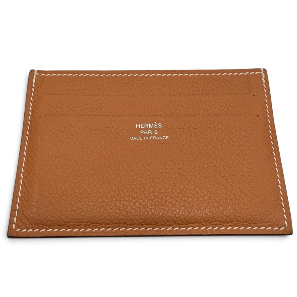 Hermes Citizen Twill Evercolor Gold Card Case