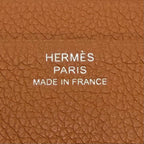Hermes Citizen Twill Evercolor Gold Card Case — view 8