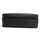 Prada Saffiano Leather Triangle Logo Shoulder Bag Black — view 5