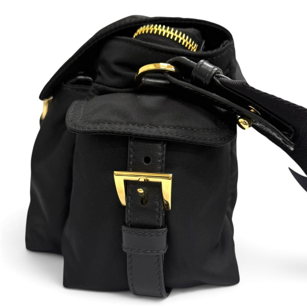 Prada Explorer Medium Triangle Logo Re-Nylon 2-Way Shoulder Bag — view 5