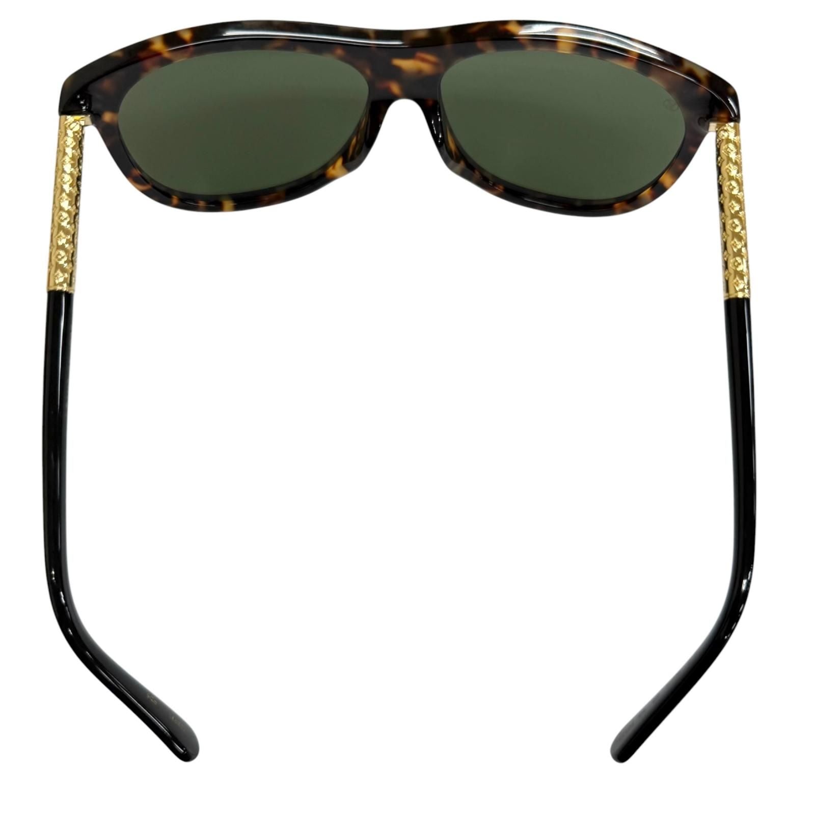 Louis Vuitton Vertigo Sunglasses Brown Green 56 Demo Lens Eyewear — view 8