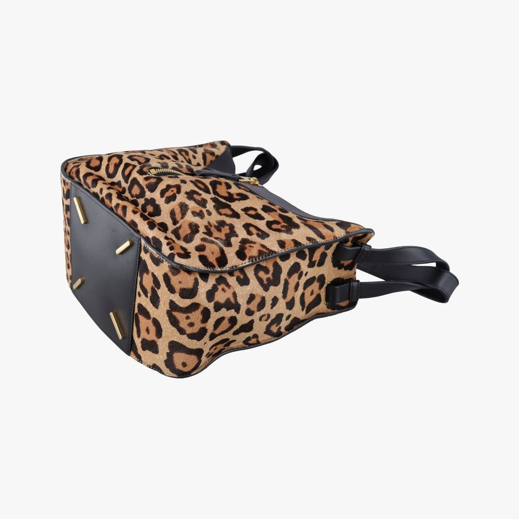 Loewe Hammock Brown Multicolor Calf Hair Shoulder Bag — view 6