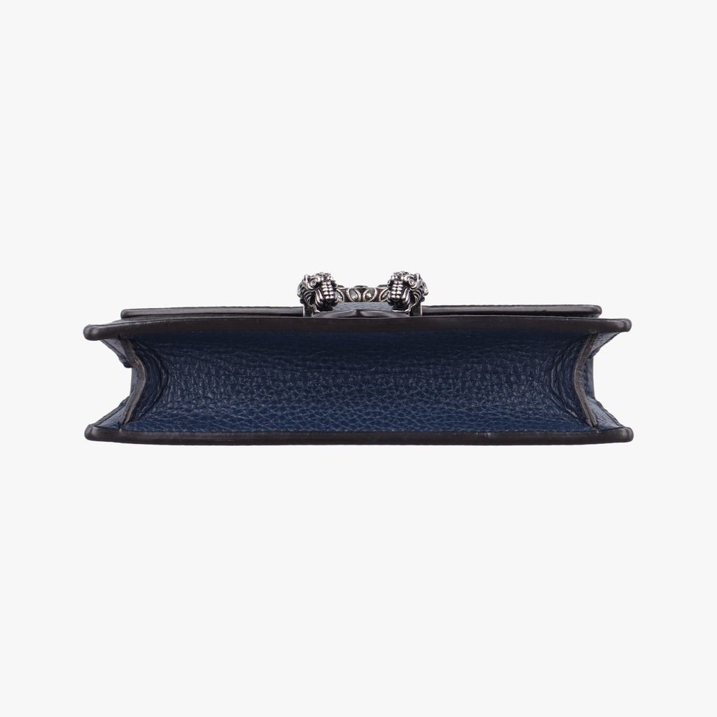 Gucci Dionysus Blue Leather Shoulder Bag — view 3