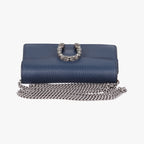 Gucci Dionysus Blue Leather Shoulder Bag — view 8