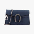 Gucci Dionysus Blue Leather Shoulder Bag