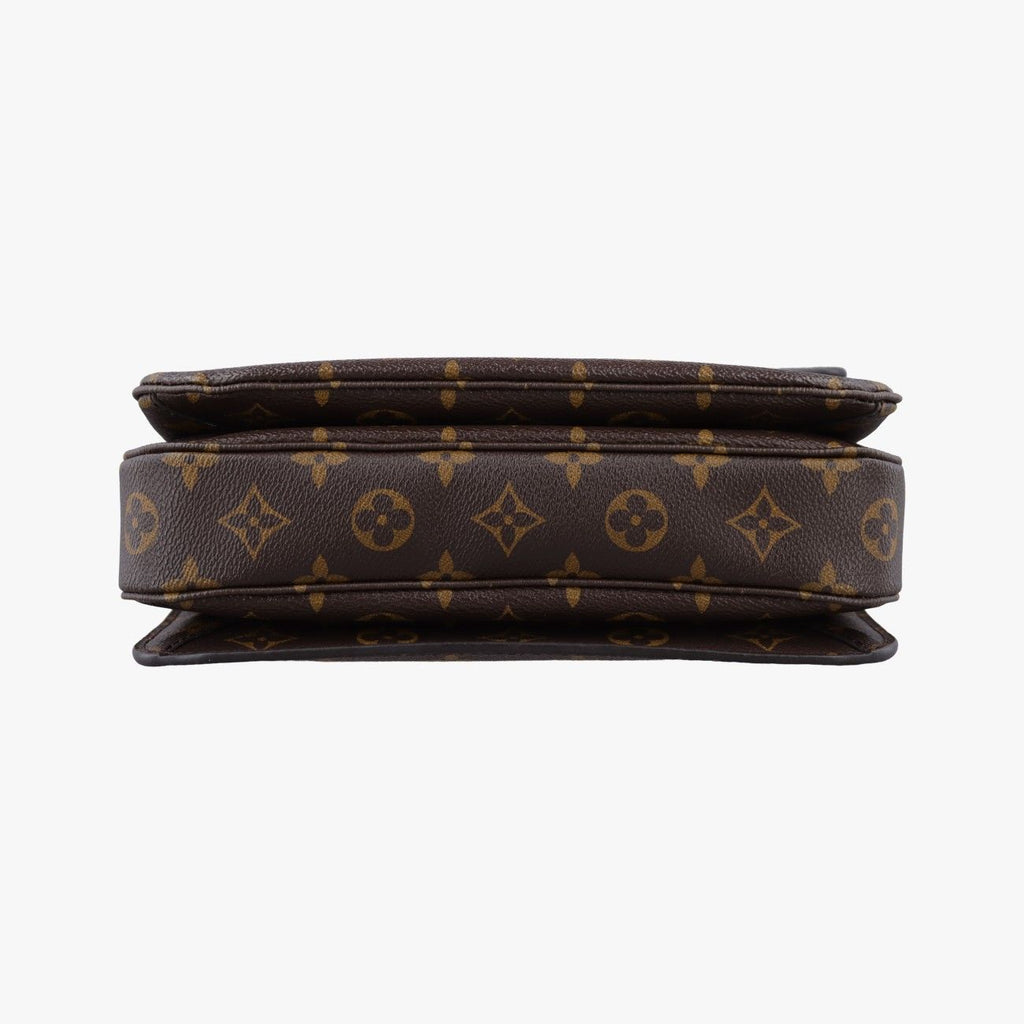 Louis Vuitton Pochette Metis MM Monogram Brown Canvas Handbag — view 3