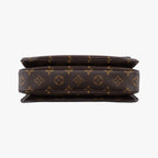 Louis Vuitton Pochette Metis MM Monogram Brown Canvas Handbag — view 3