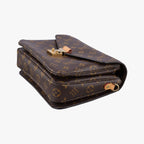 Louis Vuitton Pochette Metis MM Monogram Brown Canvas Handbag — view 4