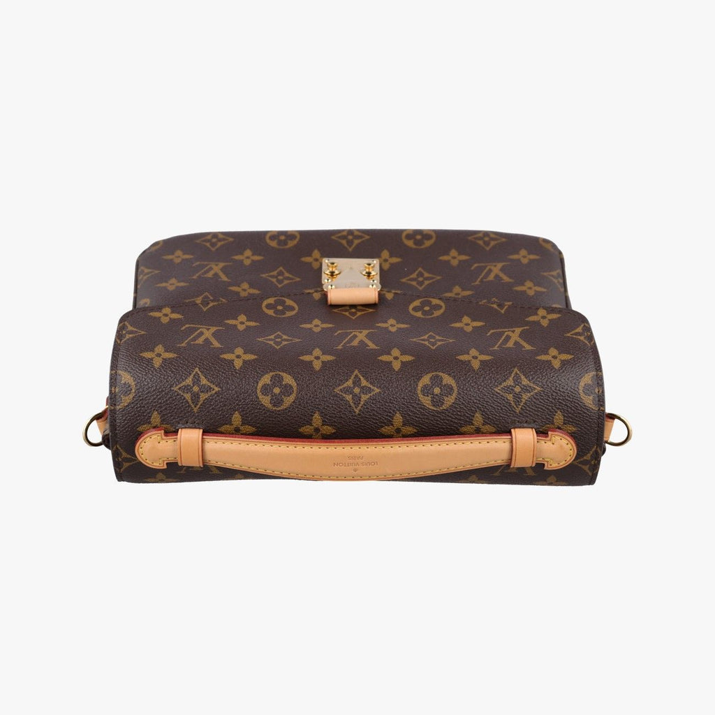 Louis Vuitton Pochette Metis MM Monogram Brown Canvas Handbag — view 8