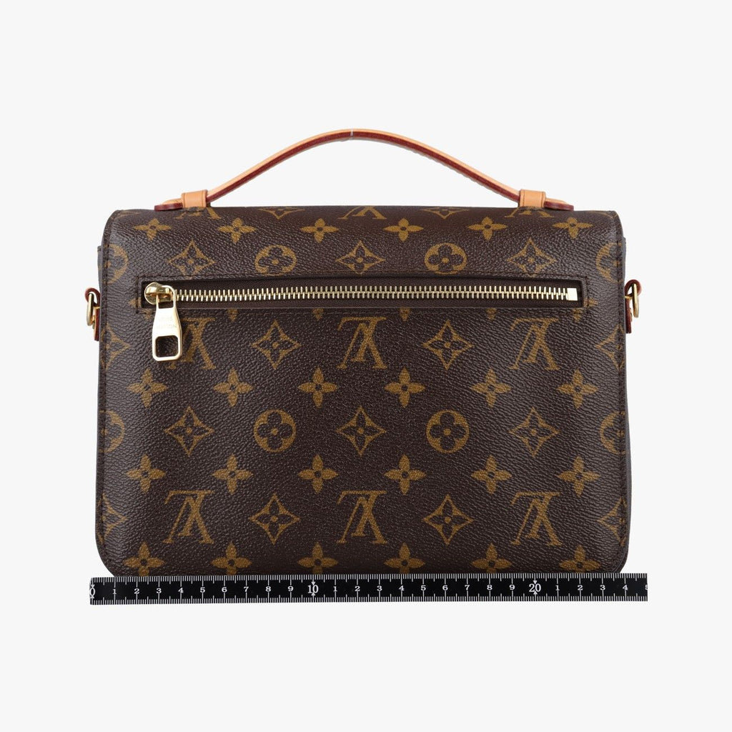 Louis Vuitton Pochette Metis MM Monogram Brown Canvas Handbag — view 2