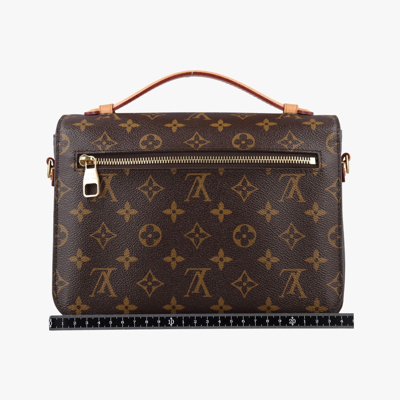 Louis Vuitton Pochette Metis MM Monogram Brown Canvas Handbag — view 2