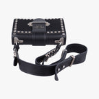 Prada Cahier Black Leather Calf Hair 25 — view 8