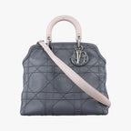 Dior Granville Gray Pink Lambskin