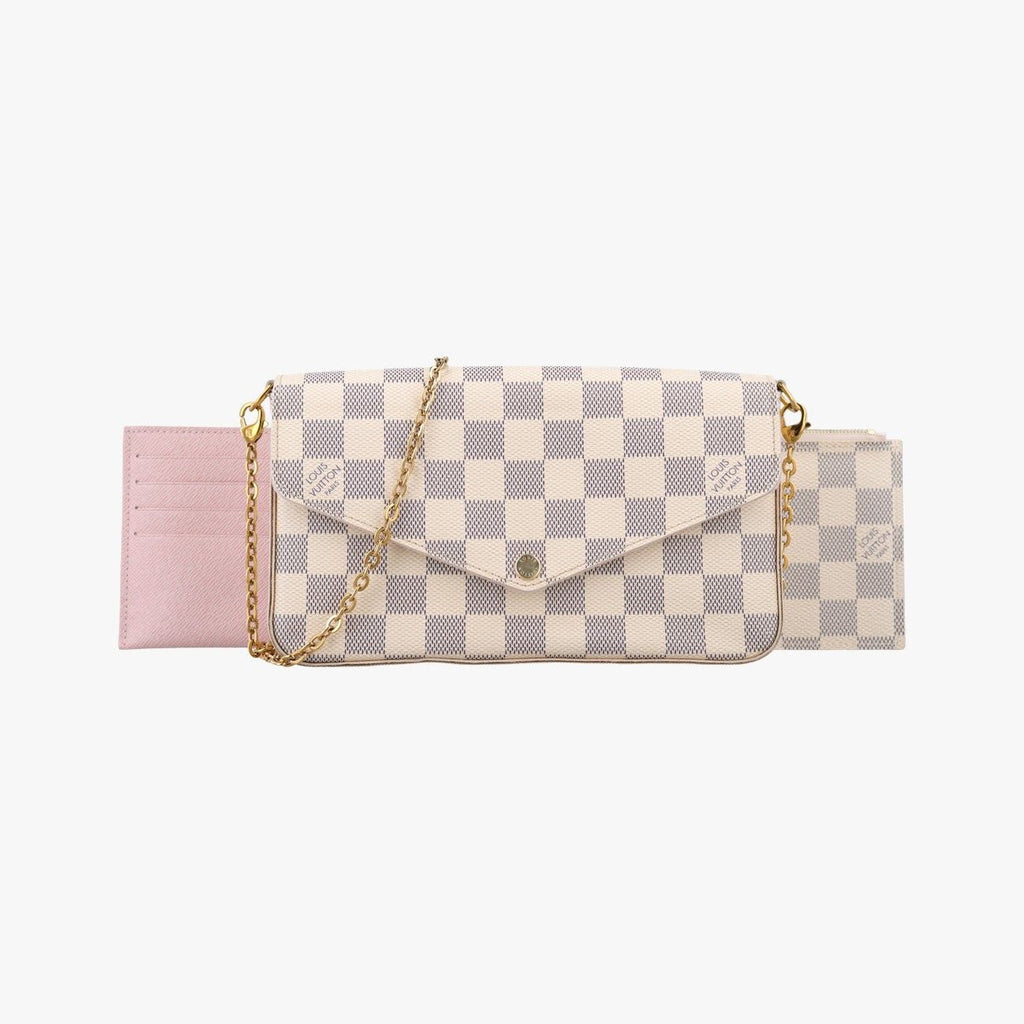 Louis Vuitton Pochette Felicie Azur Damier Canvas