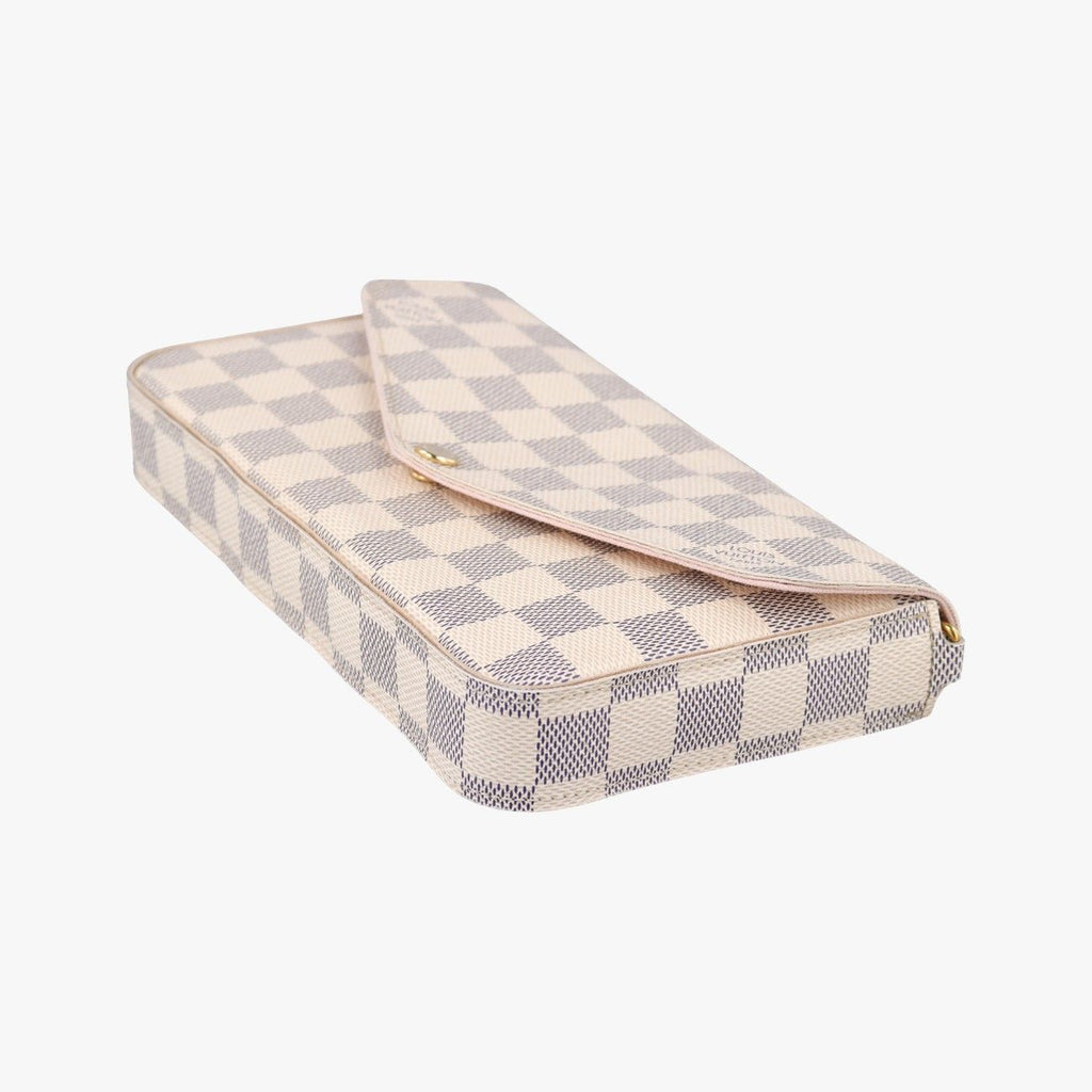 Louis Vuitton Pochette Felicie Azur Damier Canvas — view 4