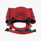 Dior Lady Mini Red Leather Handbag — view 8