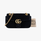 Gucci GG Marmont Black Velour