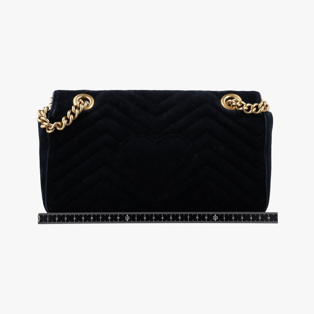 Gucci GG Marmont Black Velour — view 2