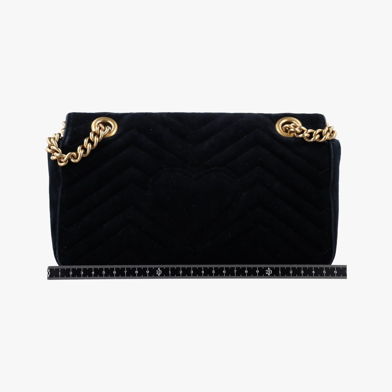 Gucci GG Marmont Black Velour — view 2