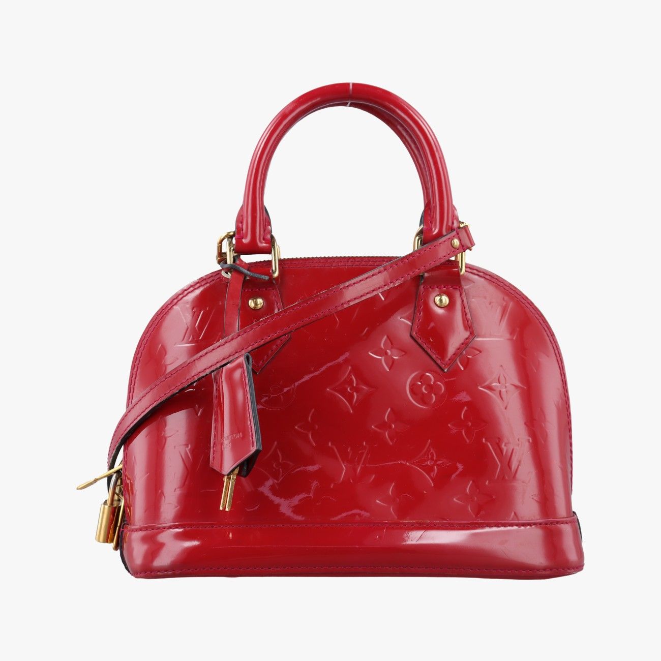 Louis Vuitton Alma BB Three Vernis Handbag