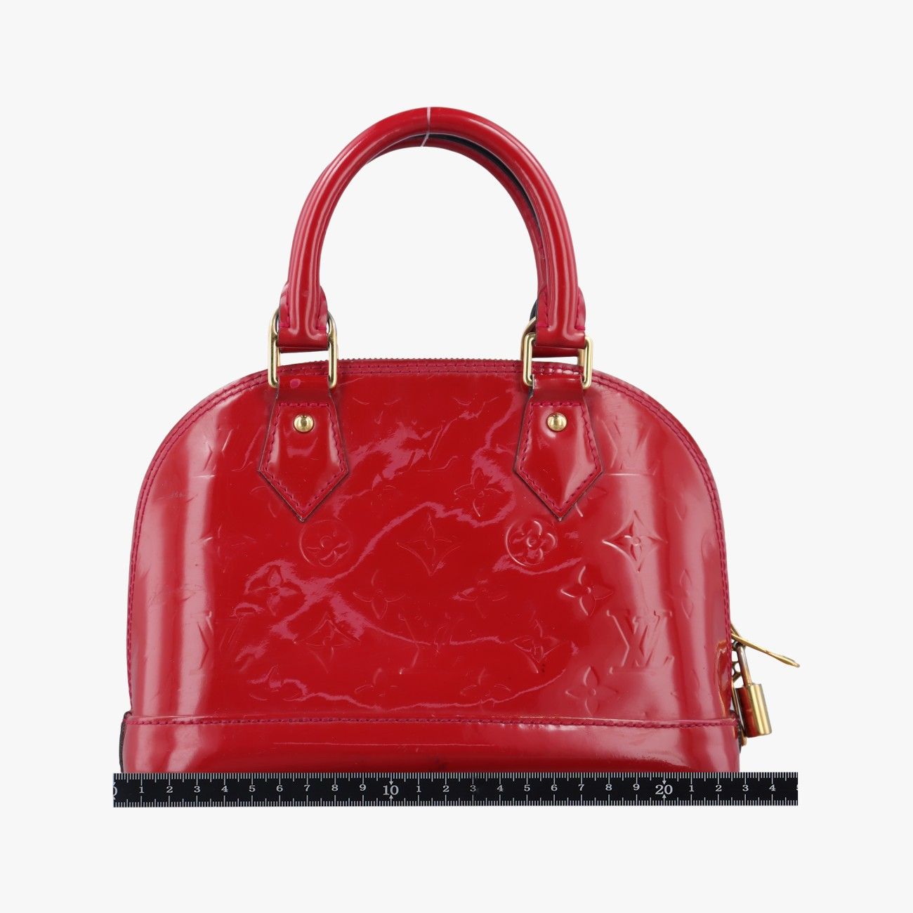 Louis Vuitton Alma BB Three Vernis Handbag — view 2