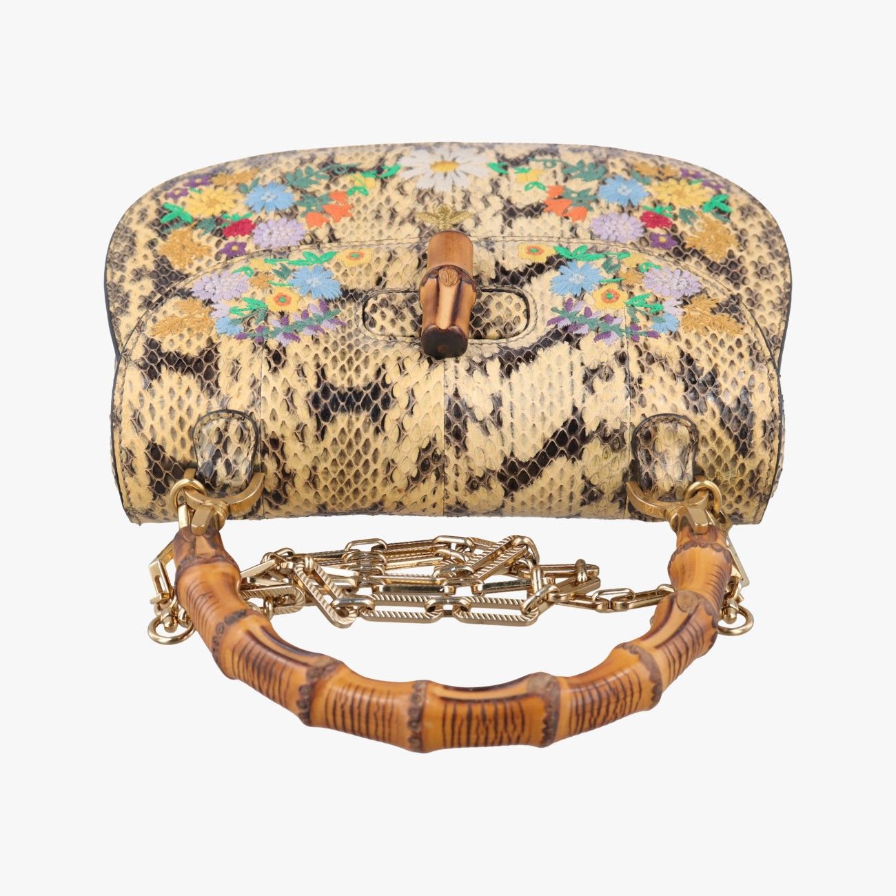 Gucci Bamboo Beige Multi Snakeskin — view 8