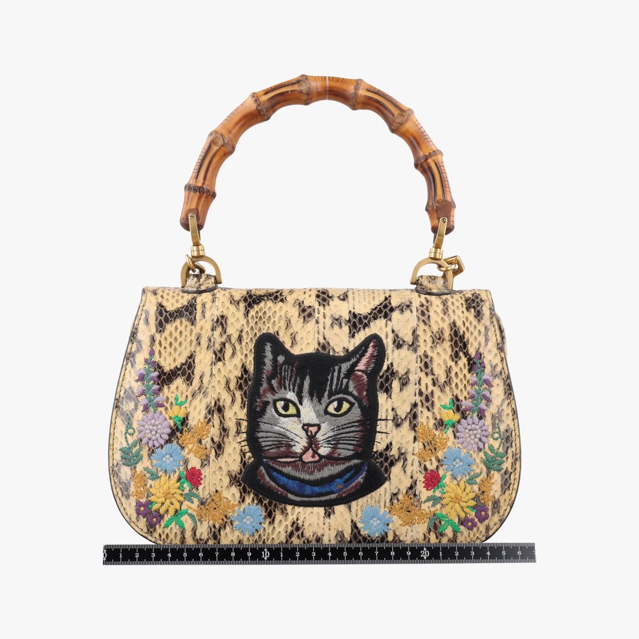 Gucci Bamboo Beige Multi Snakeskin — view 2