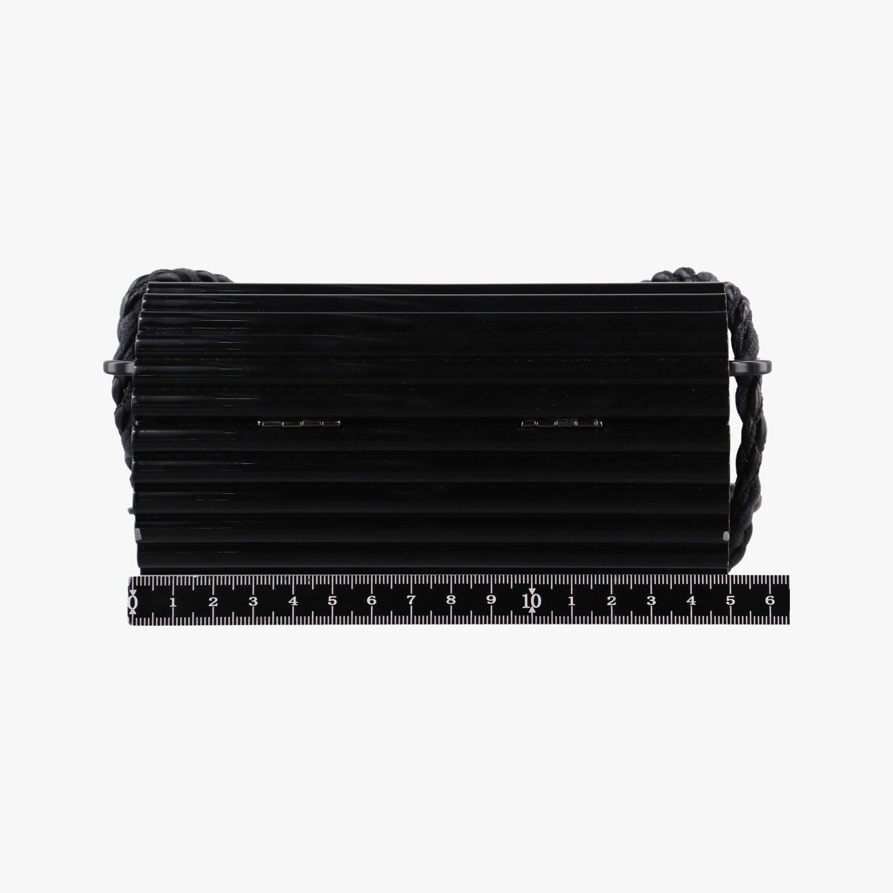 Saint Laurent Fringe Monogram Opium Box Black Plexiglas — view 2