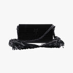 Saint Laurent Fringe Monogram Opium Box Black Plexiglas