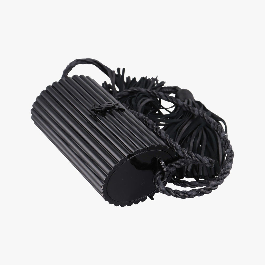 Saint Laurent Fringe Monogram Opium Box Black Plexiglas — view 4
