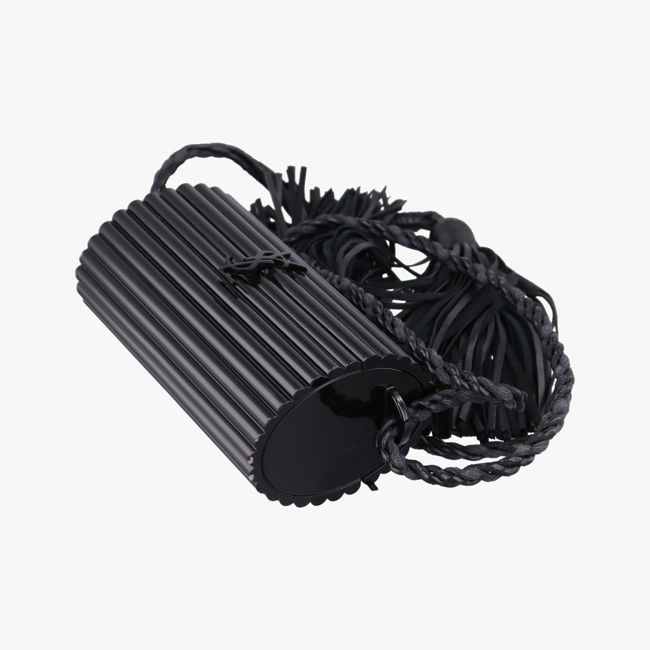Saint Laurent Fringe Monogram Opium Box Black Plexiglas — view 4