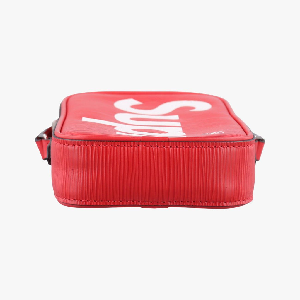 Louis Vuitton Danube Ppm Supreme Collaboration Rouge White Epi Crossbody — view 3