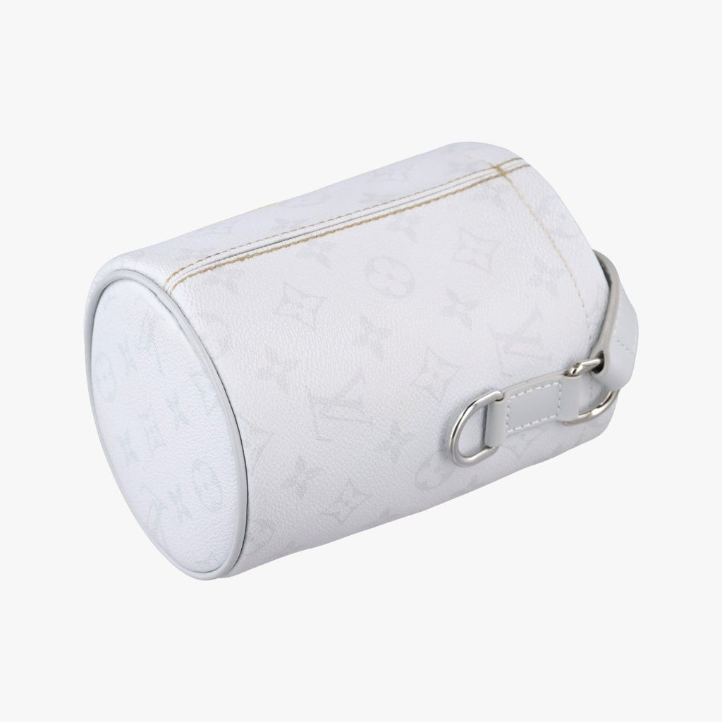 Louis Vuitton Logo Chalk Nano Bag Blanc Monogram Canvas — view 6