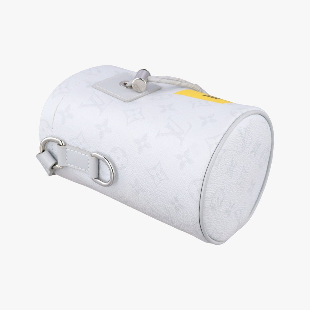 Louis Vuitton Logo Chalk Nano Bag Blanc Monogram Canvas — view 5