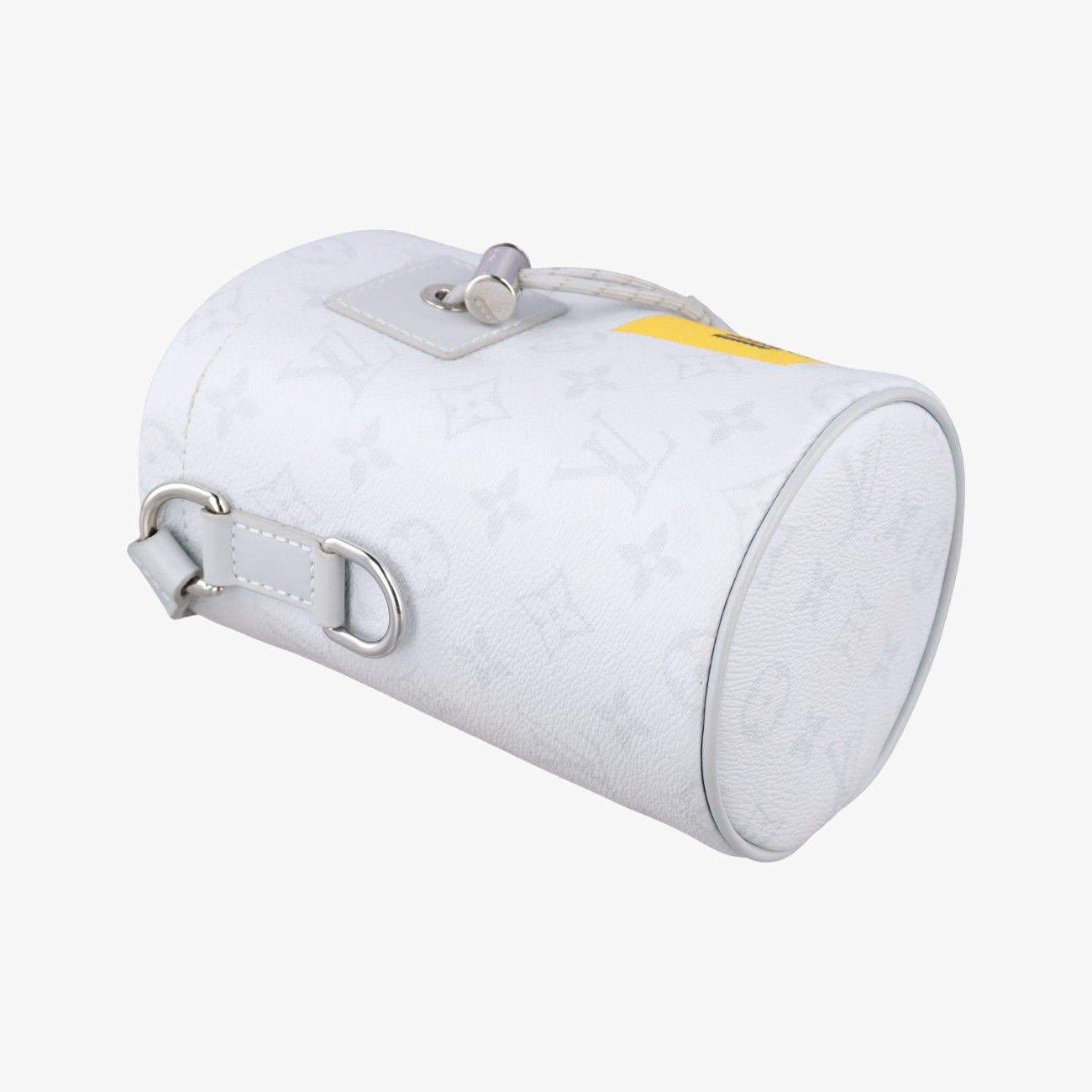 Louis Vuitton Logo Chalk Nano Bag Blanc Monogram Canvas — view 5