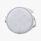 Louis Vuitton Logo Chalk Nano Bag Blanc Monogram Canvas — view 3
