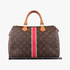 Louis Vuitton Speedy Bandouliere 30 Monogram Brown Multi Canvas Handbag — view 2